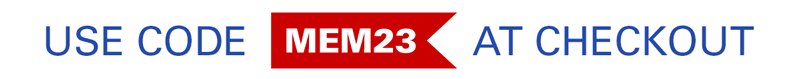 Use code MEM23 at checkout to save!